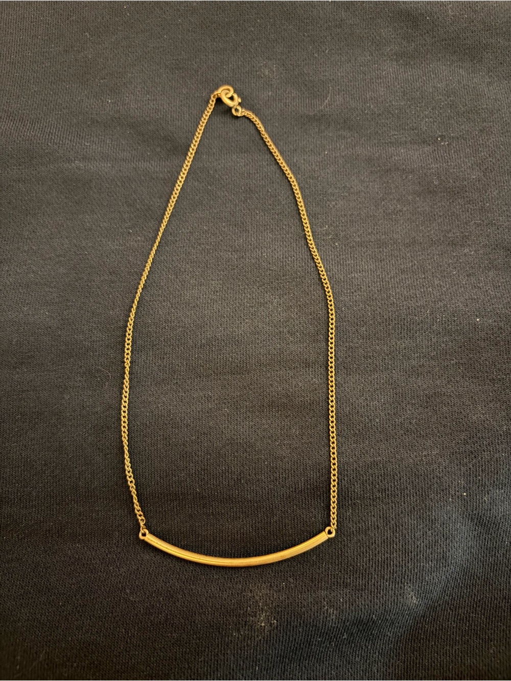 Minimalist Gold Bar Necklace